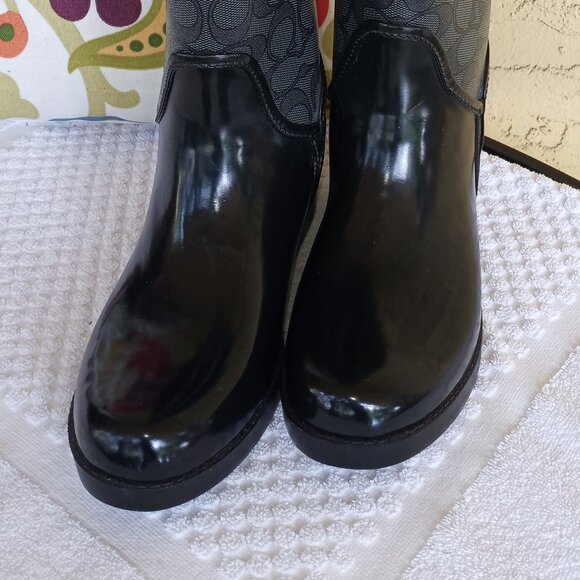 Coach Tristee insulated rain boots    *** - Picture 5 of 17